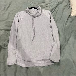 Athleta Grey Uptempo Hoodie Pullover Sweatshirt size S